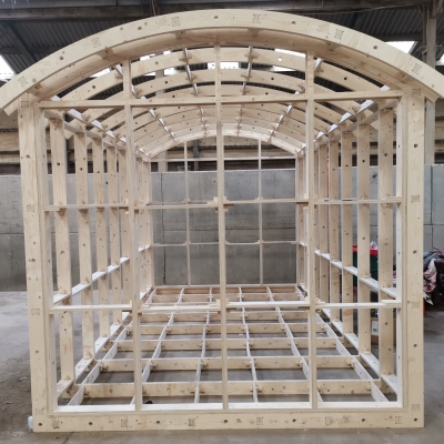 SHEPHERD HUT FRAME WITH END WALLS